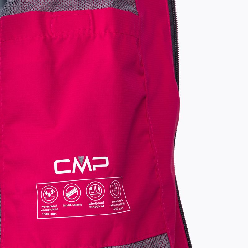 Kurtka przeciwdeszczowa damska CMP 39X6636 Fix Hood fragola 4