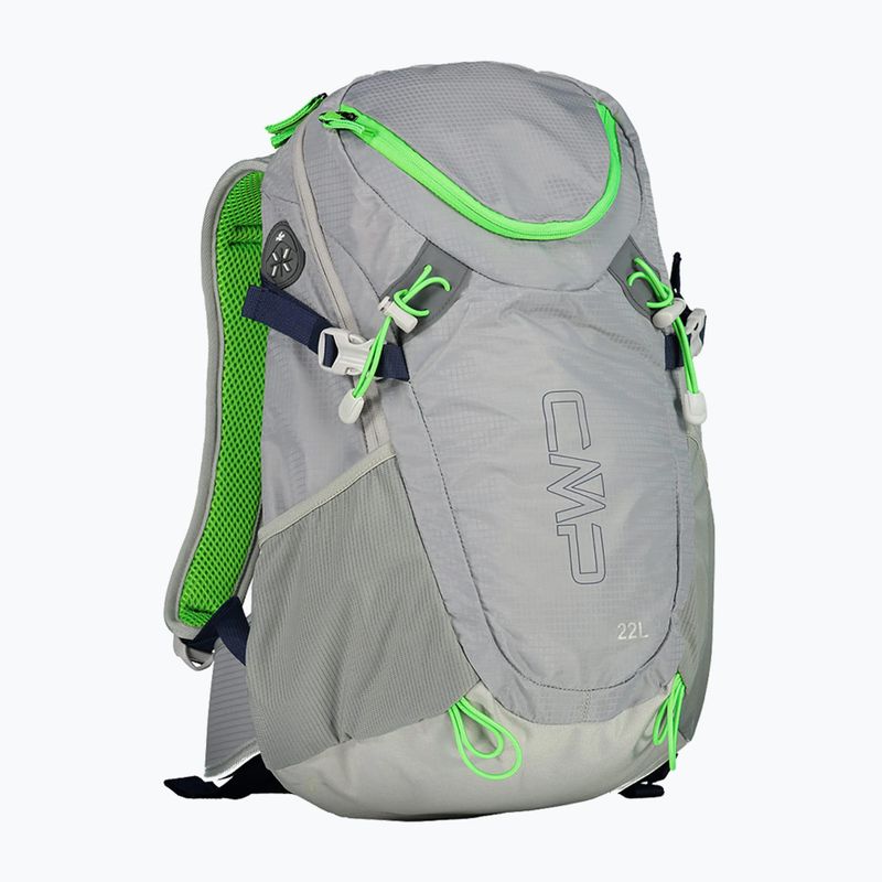 Plecak trekkingowy męski CMP Katana 22 l grey/green fluo