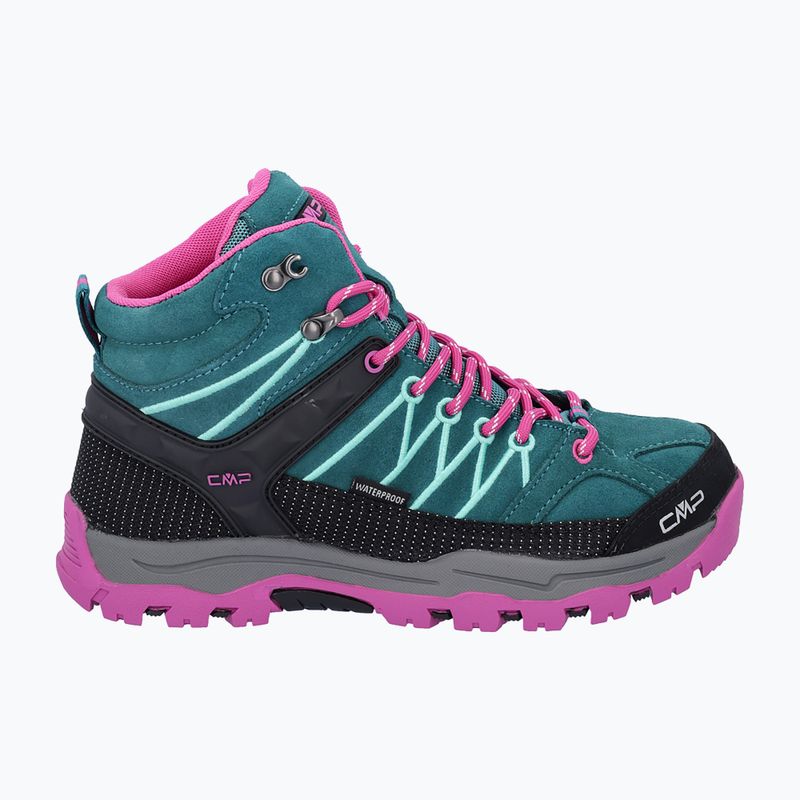 Buty trekkingowe juniorskie CMP Rigel Mid lake/pink fluo 9