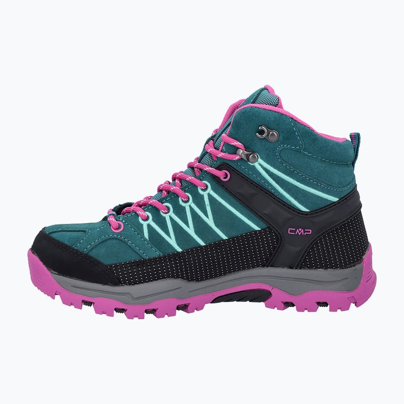 Buty trekkingowe juniorskie CMP Rigel Mid lake/pink fluo 10