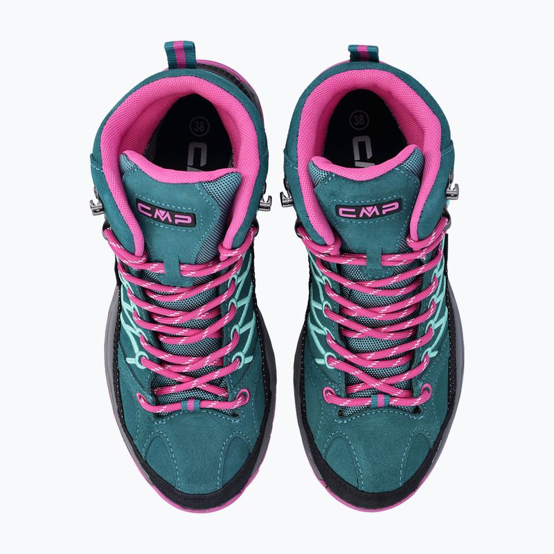 Buty trekkingowe juniorskie CMP Rigel Mid lake/pink fluo 11