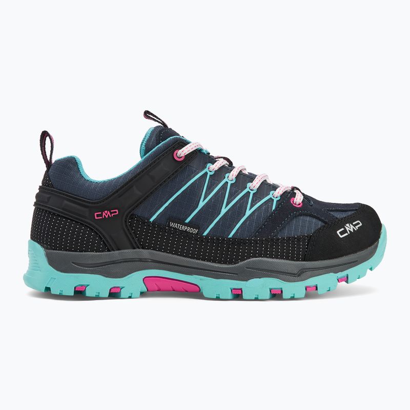 Buty trekkingowe dziecięce CMP Rigel Low Wp b.blue/acqua 2