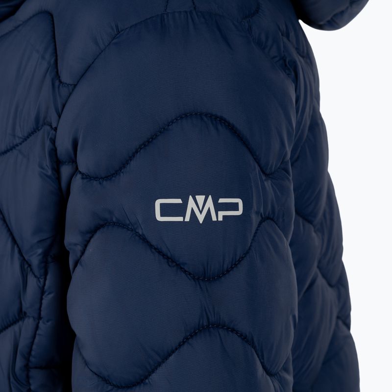 Płaszcz puchowy dziecięcy CMP 32Z1145 G Coat Fix Hood blue ink 4