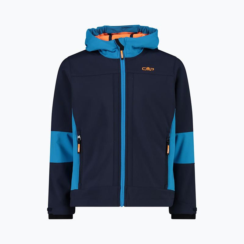 Kurtka softshell dziecięca CMP 3A00094 Fix Hood b.blue/danubio 8