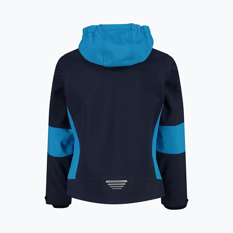 Kurtka softshell dziecięca CMP 3A00094 Fix Hood b.blue/danubio 9