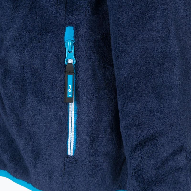 Bluza polarowa dziecięca CMP 31P1504 Fix Hood b.blue/danubio 6