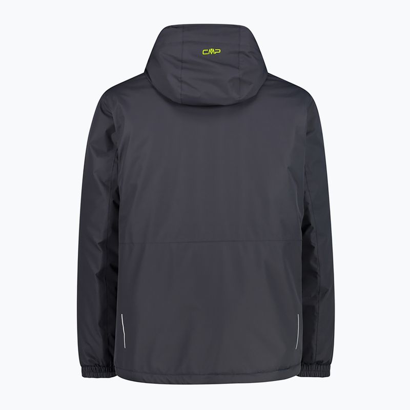 Kurtka zimowa męska CMP 32Z1847 Fix Hood antracite 5