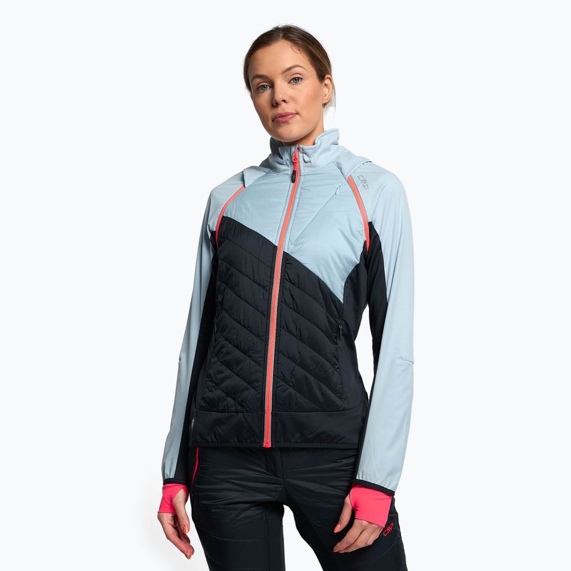 Kurtka skiturowa damska CMP 30A2276 Detachable Sleeves cristall blue