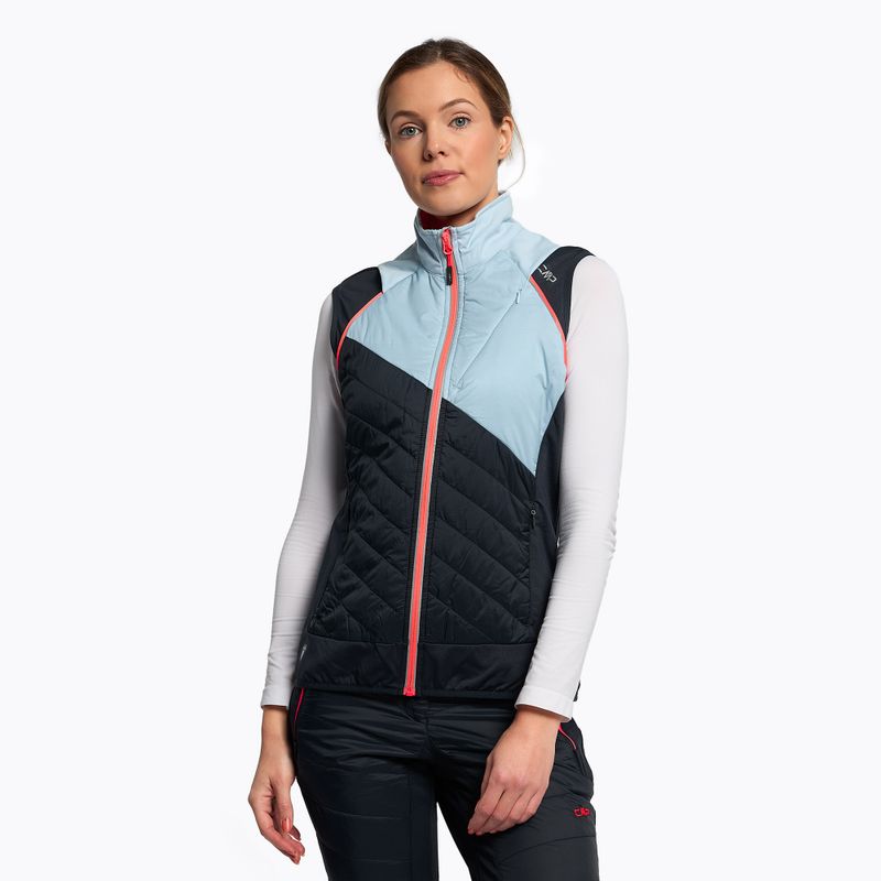 Kurtka skiturowa damska CMP 30A2276 Detachable Sleeves cristall blue 8