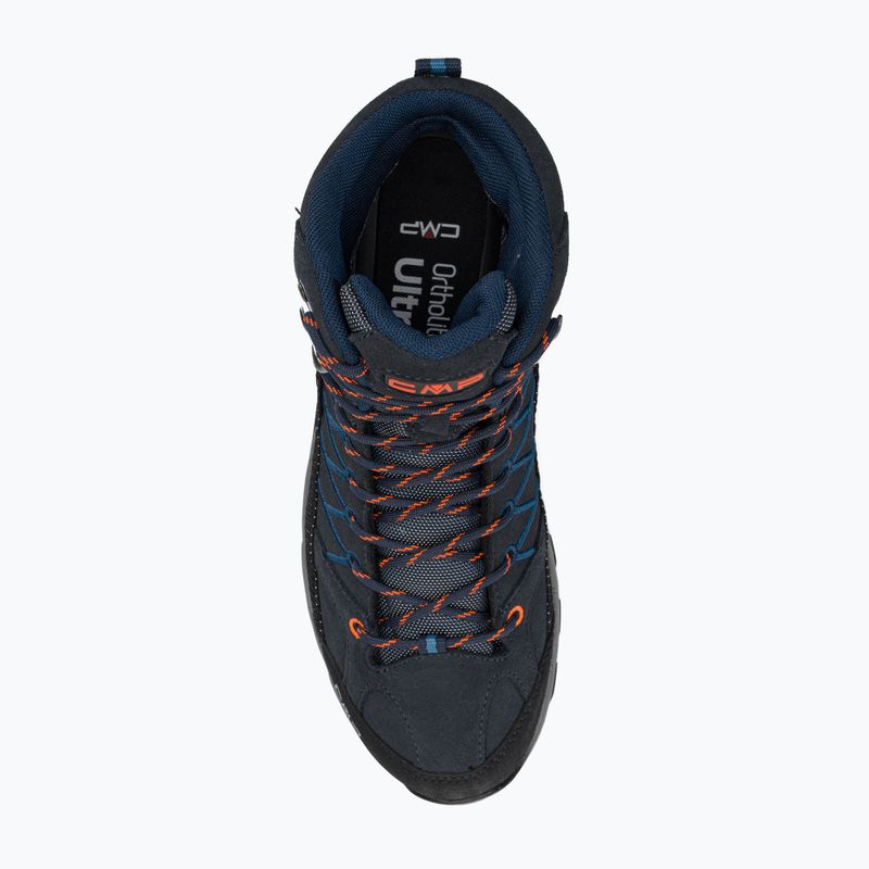 Buty trekkingowe męskie CMP Rigel Mid Wp blue/flash orange 6