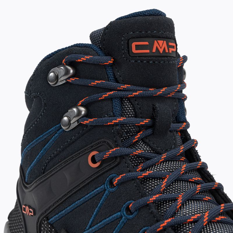 Buty trekkingowe męskie CMP Rigel Mid Wp blue/flash orange 9