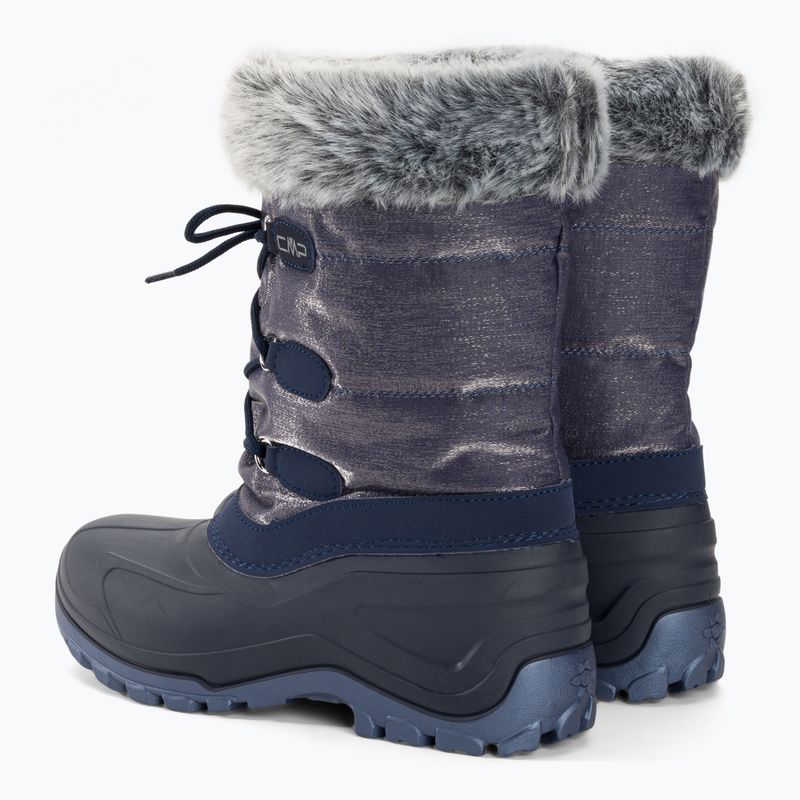 Śniegowce damskie CMP Nietos Low Snowboots Wp black/blue 3