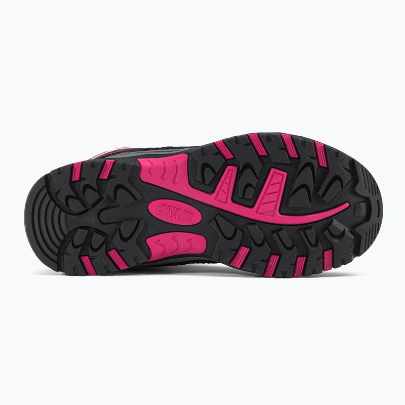 Buty trekkingowe dziecięce CMP Rigel Mid Wp prugna/peach 5