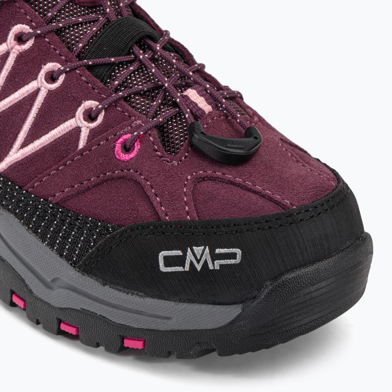 Buty trekkingowe dziecięce CMP Rigel Mid Wp prugna/peach 8