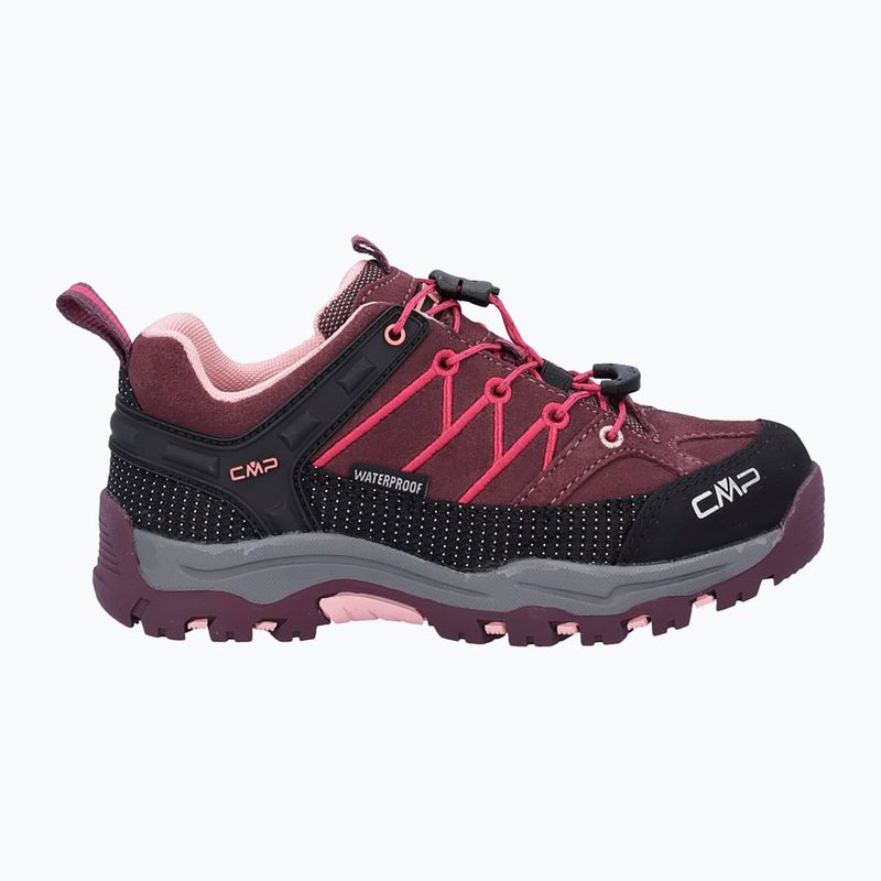 Buty trekkingowe dziecięce CMP Rigel Low Wp prugna/peach
