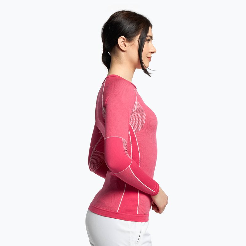 Longsleeve termoaktywny damski CMP 3Y96804 fucsia melange 3