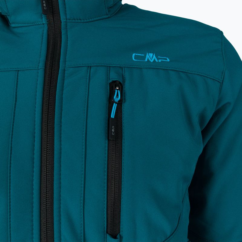 Kurtka softshell męska CMP 3A01787N Zip Hood deep lake 3