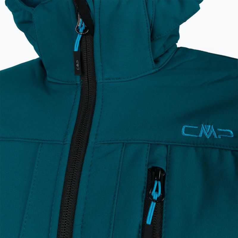 Kurtka softshell męska CMP 3A01787N Zip Hood deep lake 5