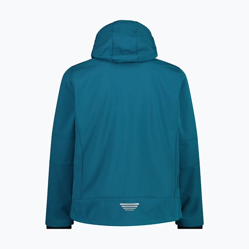 Kurtka softshell męska CMP 3A01787N Zip Hood deep lake 9