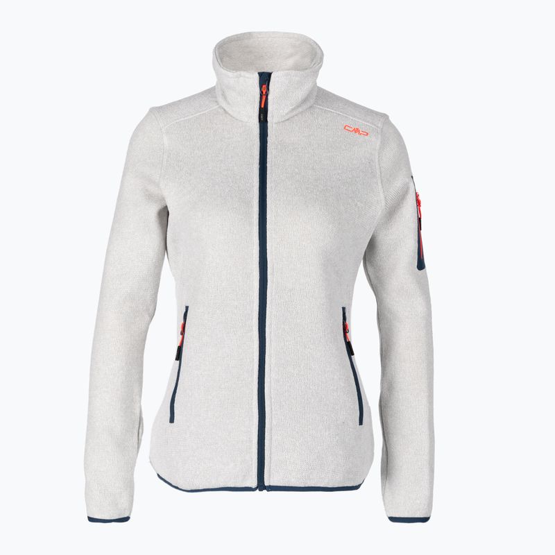 Bluza damska CMP 3H14746 bone/red fluo