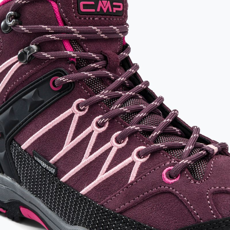 Buty trekkingowe juniorskie CMP Rigel Mid Wp prugna/peach 10