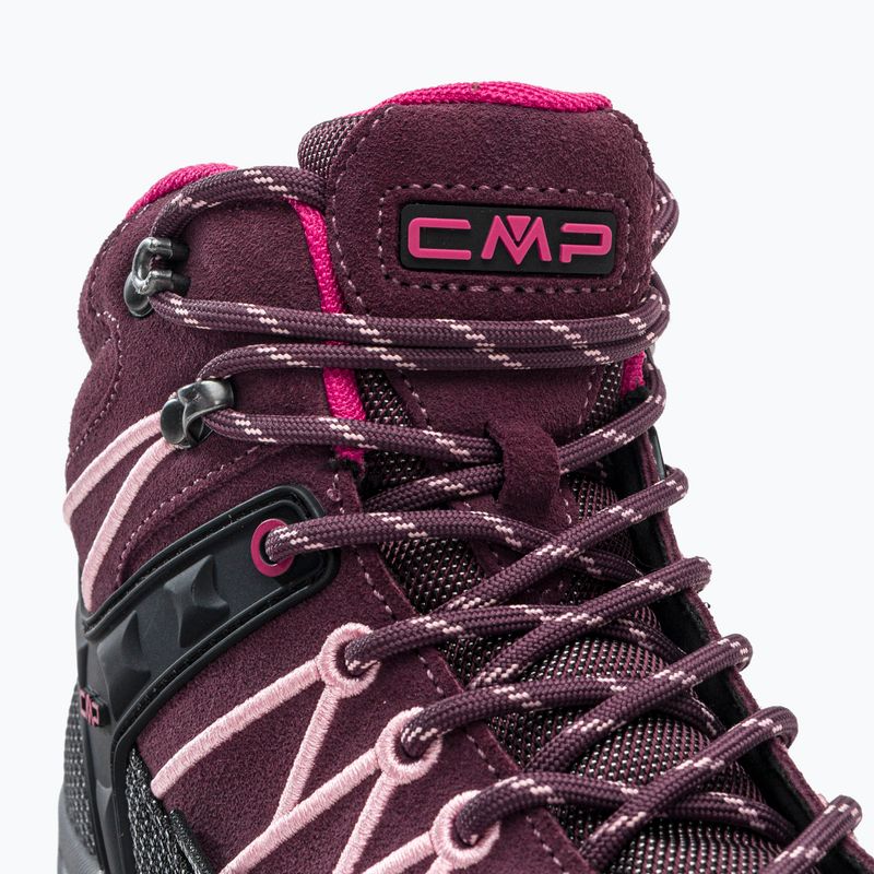 Buty trekkingowe juniorskie CMP Rigel Mid Wp prugna/peach 12