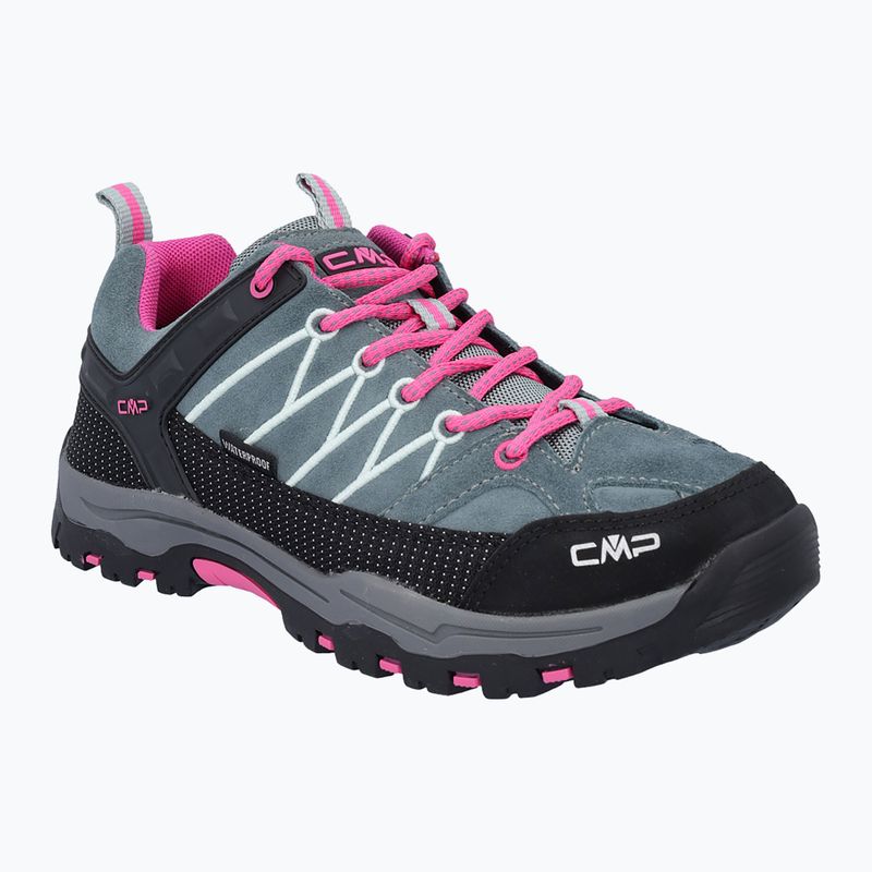 Buty trekkingowe  juniorskie CMP Rigel Low Wp mineral green / purple fluo 8