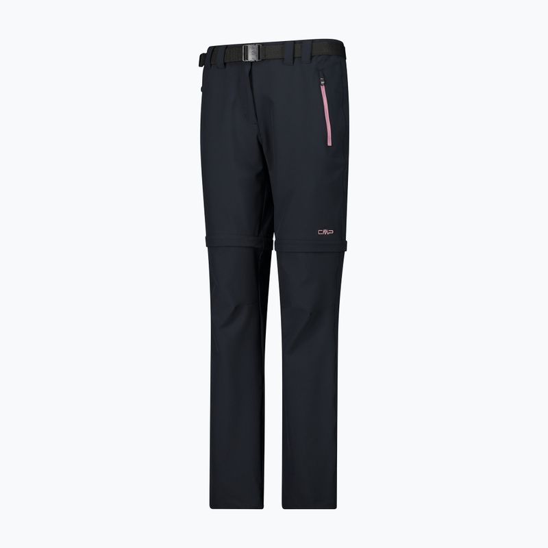 Spodnie trekkingowe damskie CMP 3T51446 Zip Off antracite/fard 3