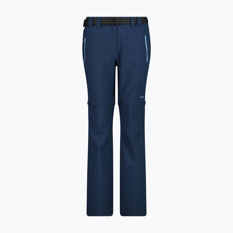 Spodnie trekkingowe damskie CMP 3T51446 Zip Off blue/cielo