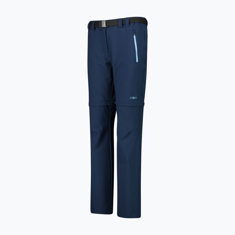 Spodnie trekkingowe damskie CMP 3T51446 Zip Off blue/cielo 3