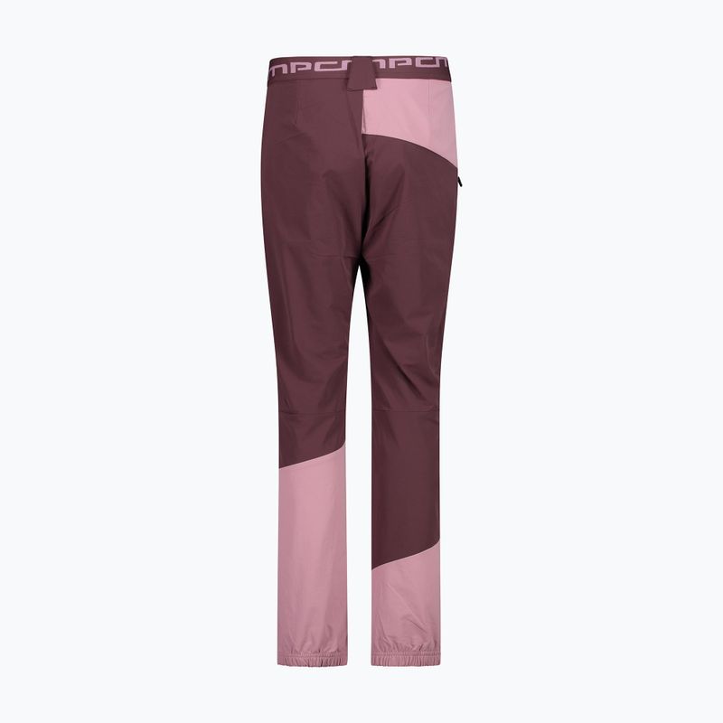 Spodnie trekkingowe damskie CMP 33T6226 plum 2