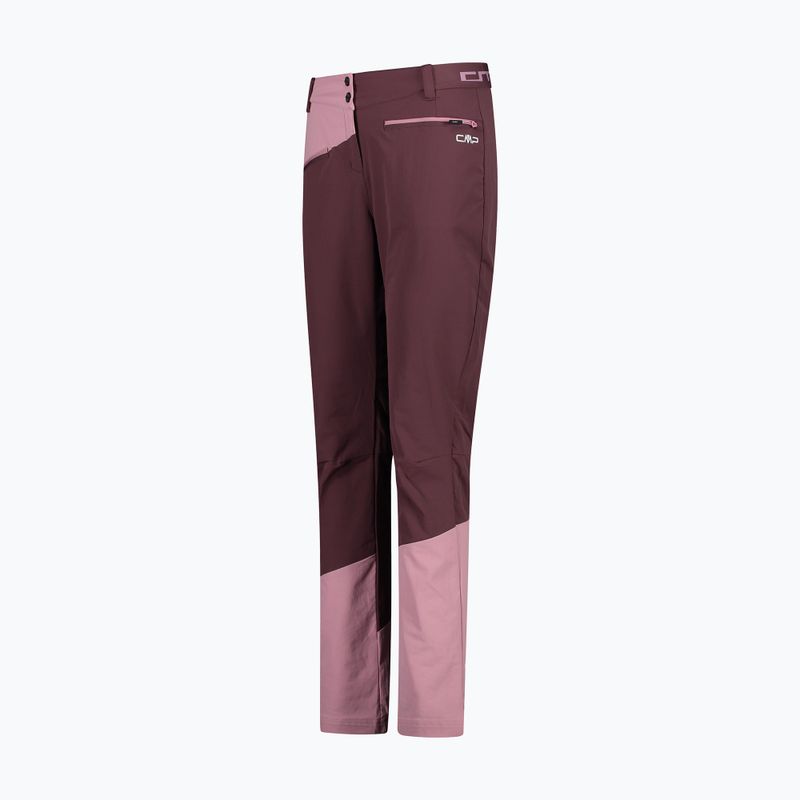 Spodnie trekkingowe damskie CMP 33T6226 plum 3