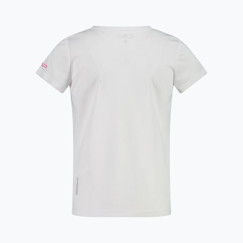 Koszulka dziecięca CMP 38T6385 bianco/grey 2