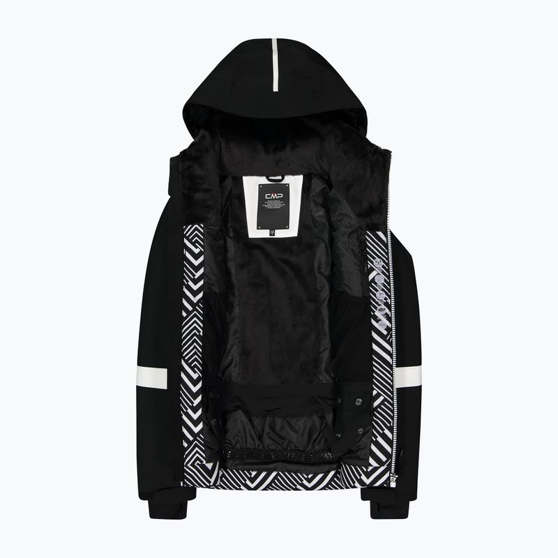 Kurtka narciarska damska CMP 33W0686 nero/bianco 9