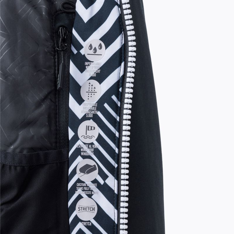 Kurtka narciarska damska CMP 33W0686 nero/bianco 4