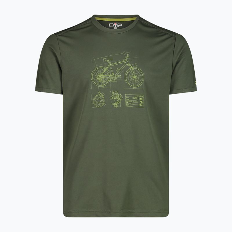 Koszulka męska CMP 30T5057 oil green