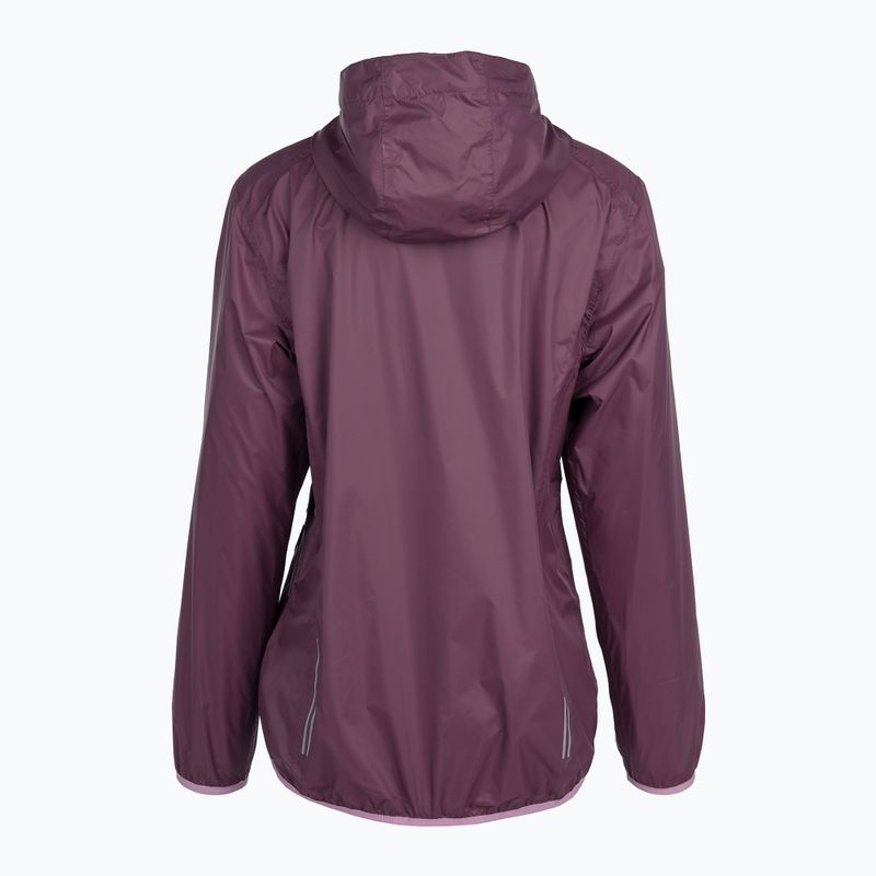 Kurtka przeciwdeszczowa damska CMP 32X5796 Rain Fix Hood plum 2