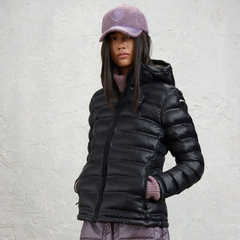 Kurtka damska Blauer USA Ellis black inside mist grey 2