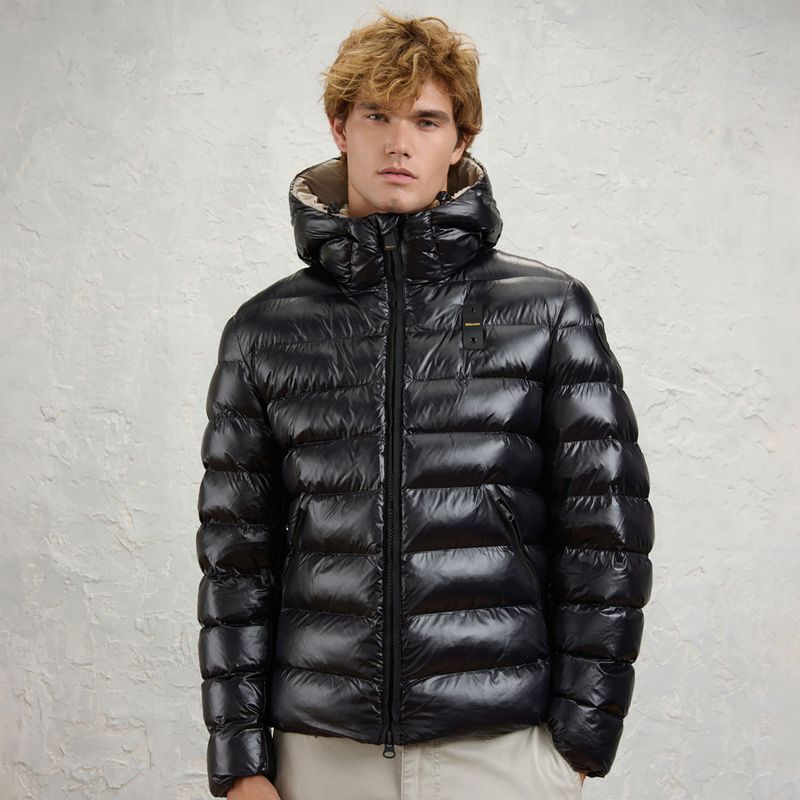 Kurtka męska Blauer USA Adams black inside beige 2