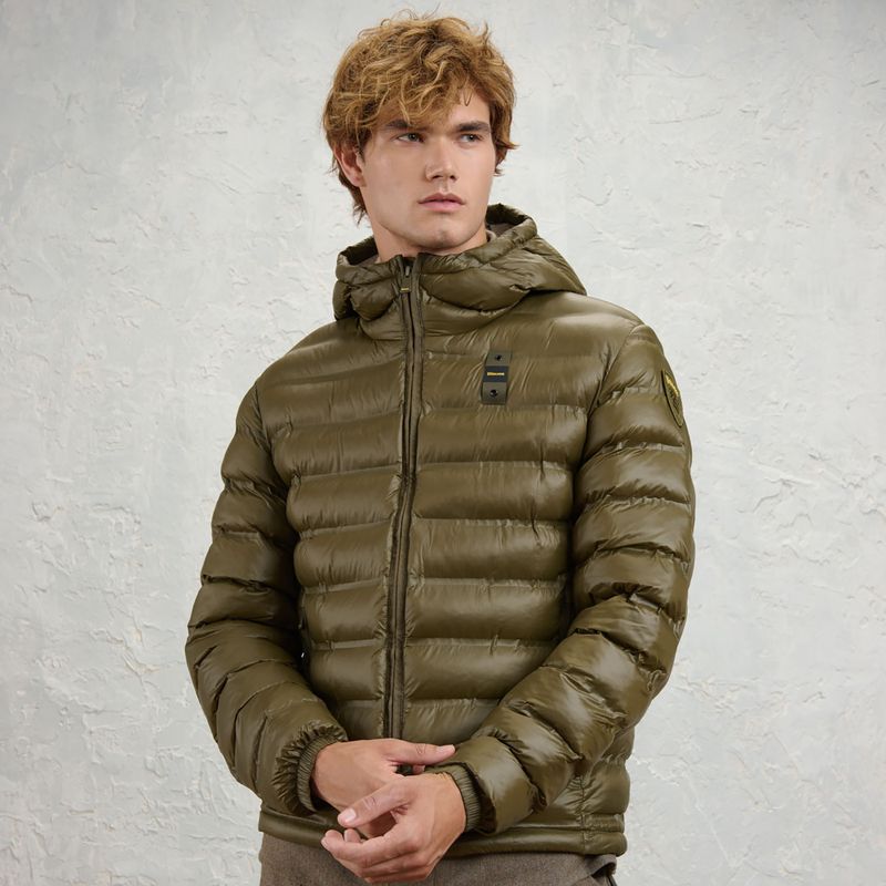 Kurtka męska Blauer USA Charles dark olive inside mist grey 2