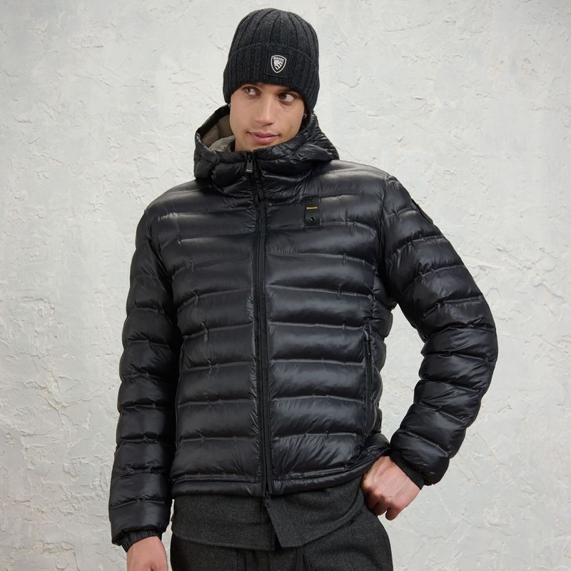 Kurtka męska Blauer USA Charles black inside mist grey 2