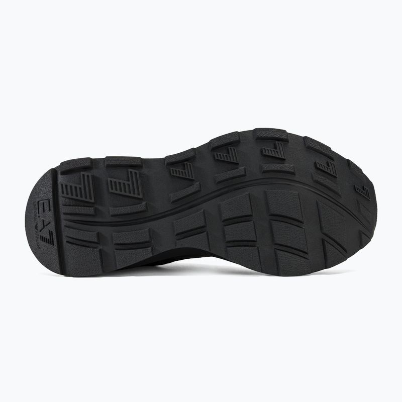 Buty EA7 Emporio Armani Black & White Altura Knit triple black/gold 4