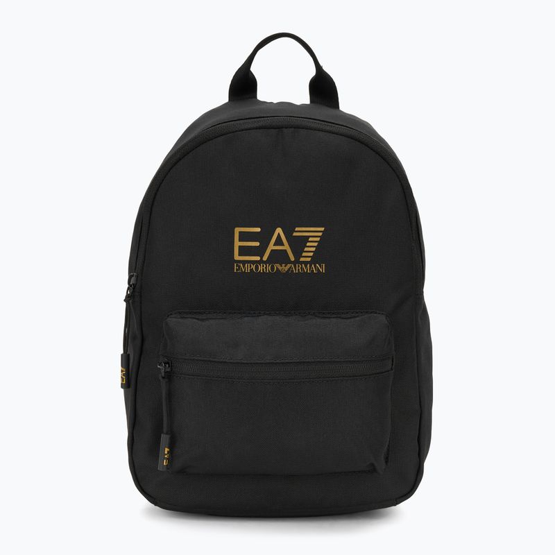 Plecak miejski dziecięcy EA7 Emporio Armani Train Core 6 l black/gold logo