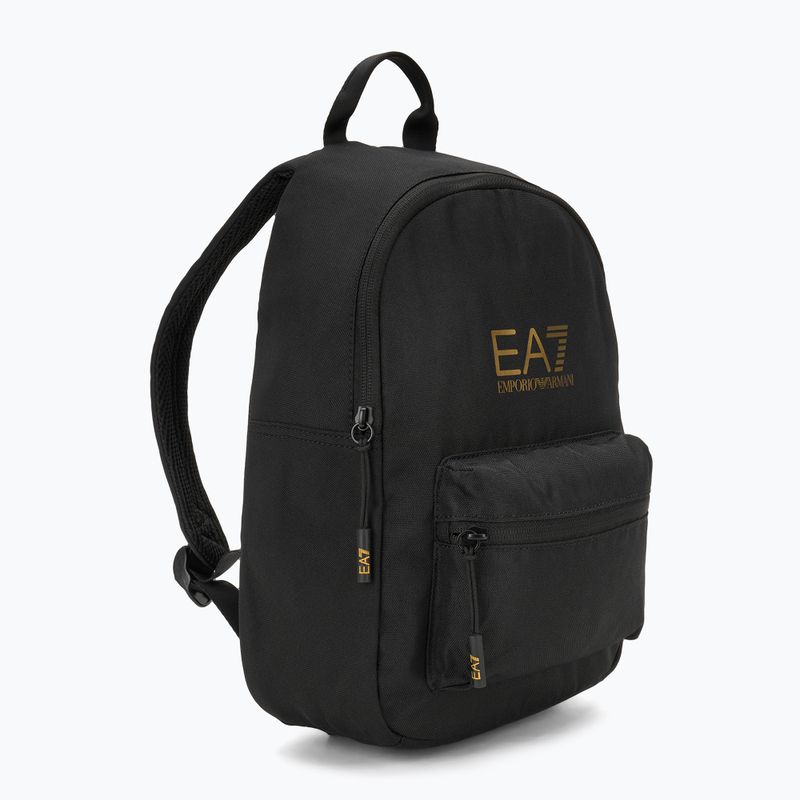 Plecak miejski dziecięcy EA7 Emporio Armani Train Core 6 l black/gold logo 2