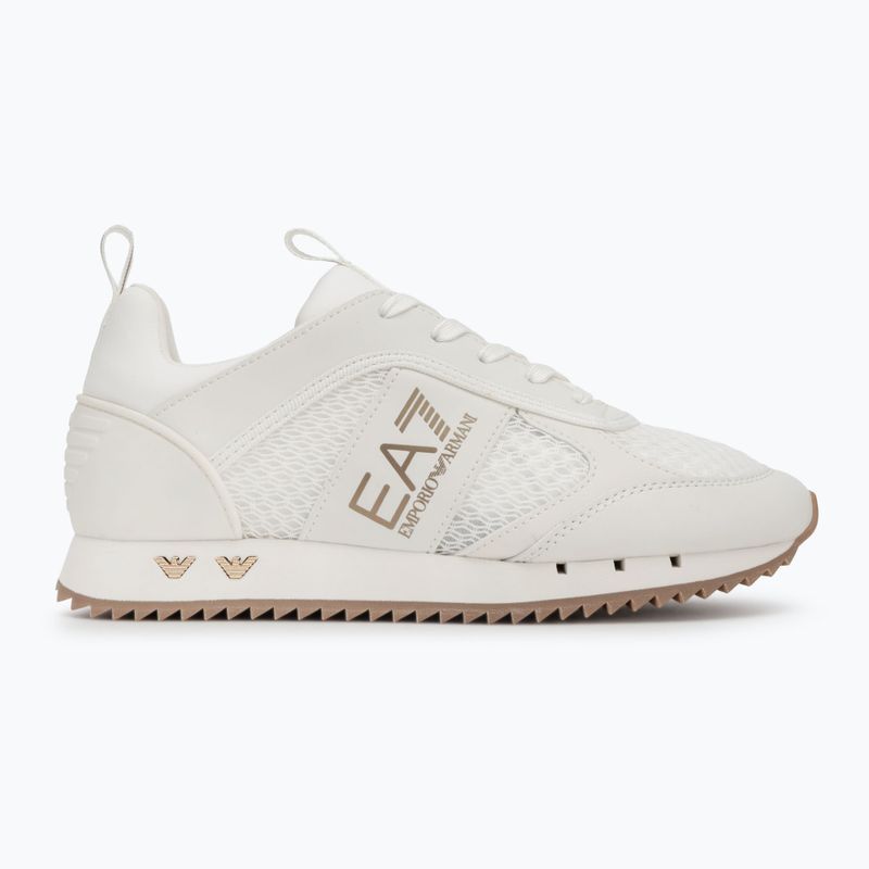 Buty EA7 Emporio Armani Black & White Laces triple off wht/gold 2