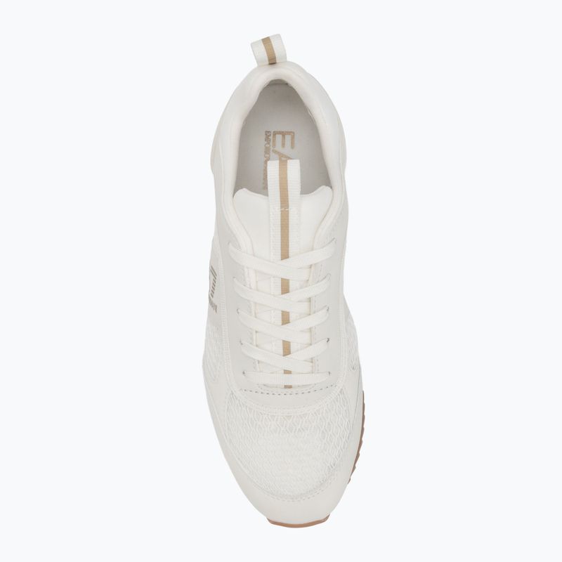 Buty EA7 Emporio Armani Black & White Laces triple off wht/gold 5