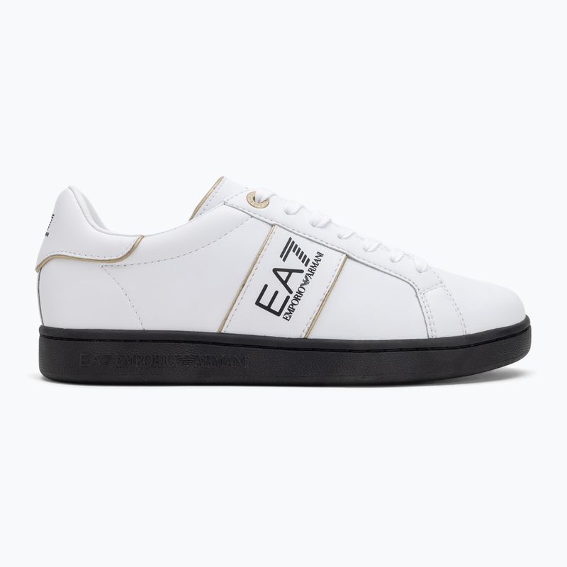Buty EA7 Emporio Armani Classic Logo white/gold/black 2