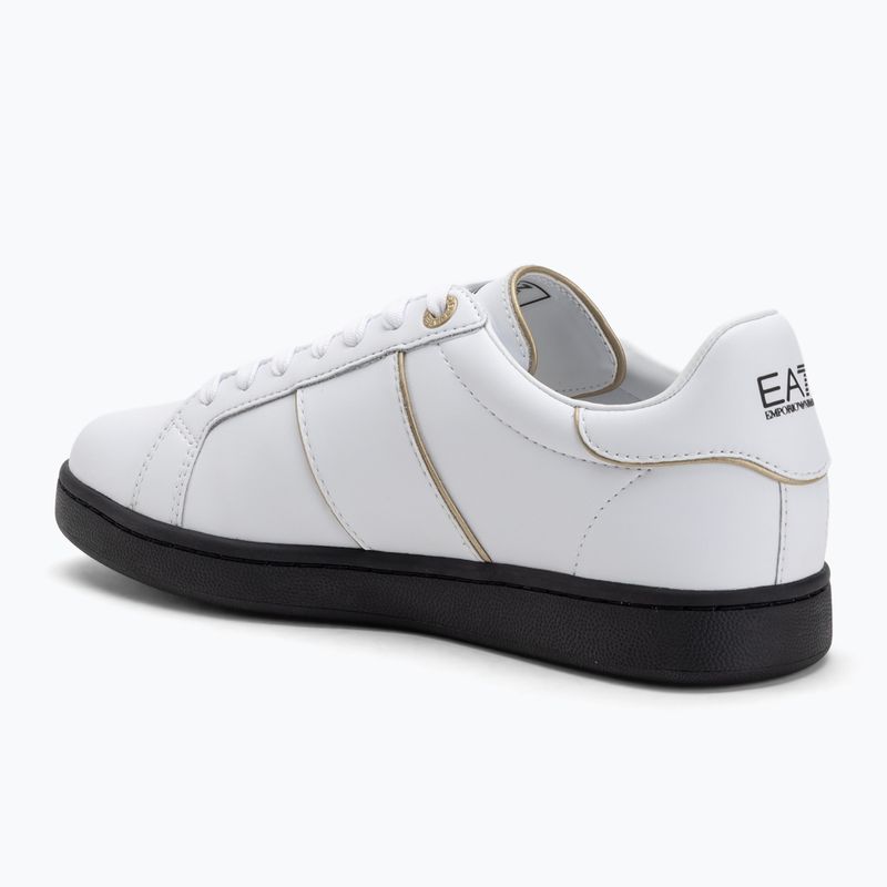 Buty EA7 Emporio Armani Classic Logo white/gold/black 3