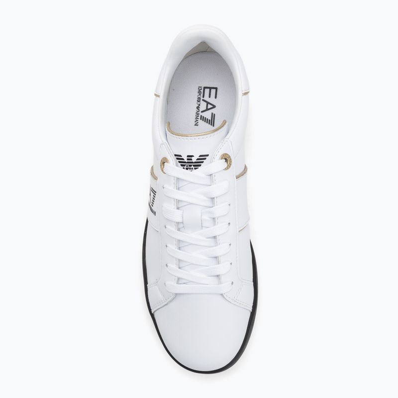 Buty EA7 Emporio Armani Classic Logo white/gold/black 5