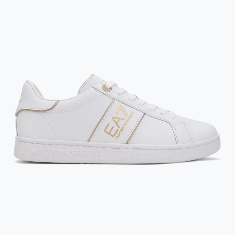 Buty EA7 Emporio Armani Classic Logo full wht/gold detail 2